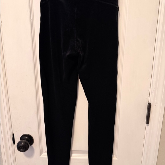 SPANX Women's Black Velvet Leggings - Picture 4 of 5